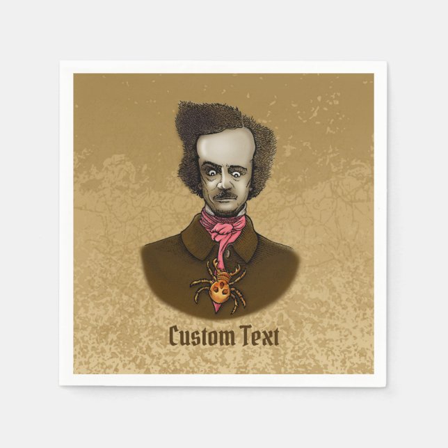 Edgar med Guld Kryp Pappersservett (Framsidan)