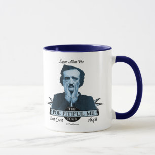 Edgar ömkansvärda Allan "Poe mig" turnerar mugge Mugg