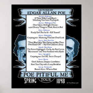 Edgar ömkansvärda Allan "Poe mig" turnerar Poster