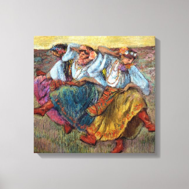 Edgard Degas Russian Dancers Canvastryck (Framsida)