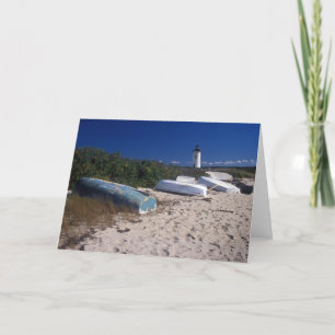 Edgartown fyr och fartyg kort