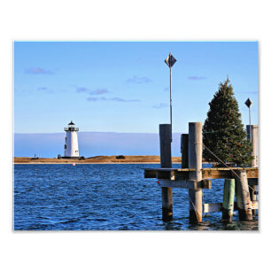 Edgartown hamnfyr, Marthas vingårdMORSOR Fototryck