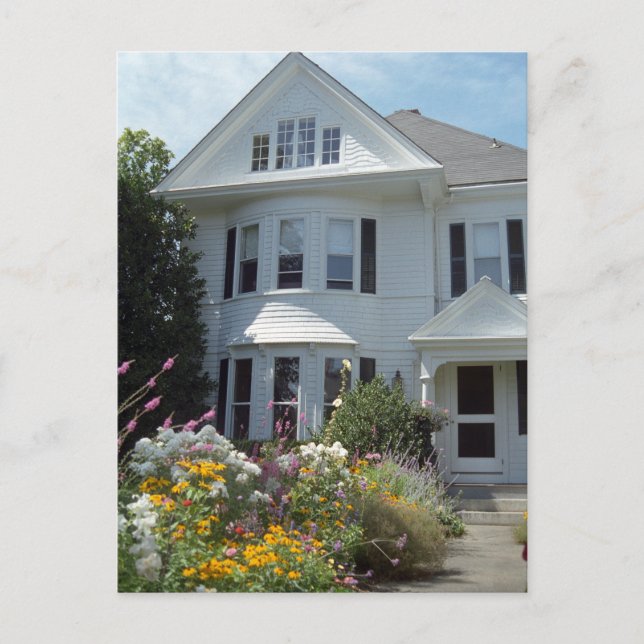 Edgartown Hotel Summer Garden Anpassningsbar Postc Vykort (Framsida)