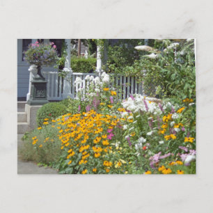 Edgartown Hotel Summer Garden Anpassningsbar Postc Vykort