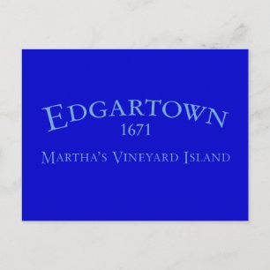 Edgartown Incorporated 1671 Postcard Vykort