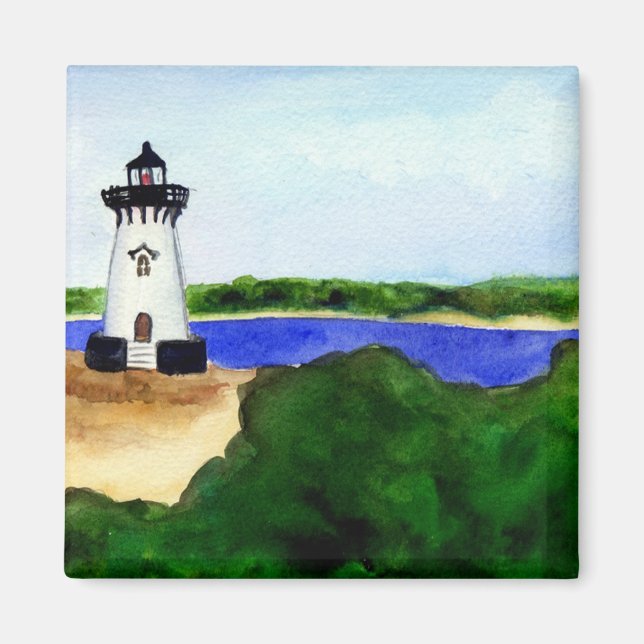 Edgartown Lighthouse Magnet (Framsidan)