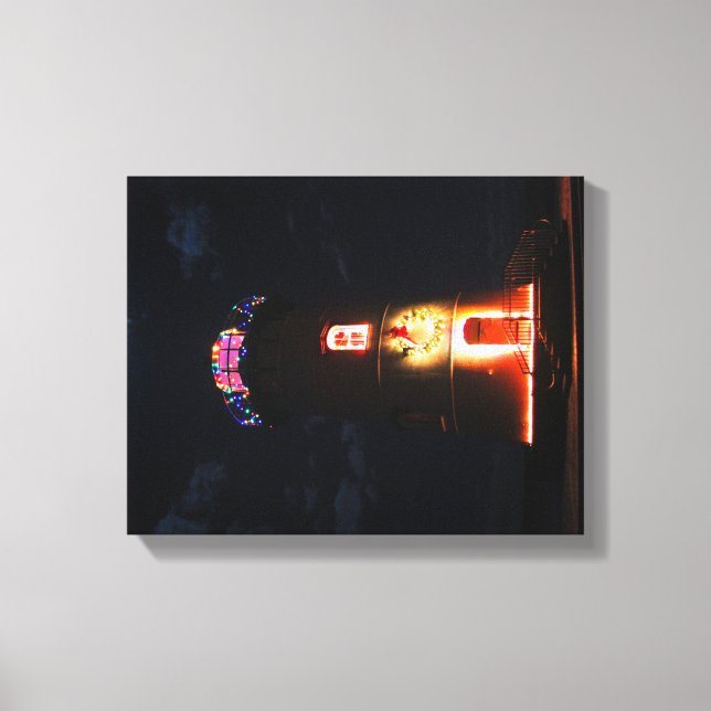 Edgartown Lighthouse, Martha's Vineyard MORSA Canvastryck (Framsida)