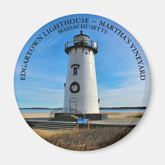 Edgartown Lighthouse, Massachusetts Magnet (Framsidan)