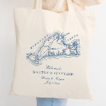 Edgartown MA Bröllopsgåva Marinblå Välkommen Tygkasse<br><div class="desc">Välkomna era gäster till er Martha's Vineyard-hundbröllop med dessa eleganta marinblå shoppingväskor med vacker kartdesign. Perfekta för Edgartowns firande, dessa väskor är idealiska för att förvara helgessentials eller bröllopspresenter. De är en genomtänkt detalj för gäster som deltar i bröllop på Harbor View Hotel, The Kelley House, The Boathouse, The Chappy...</div>