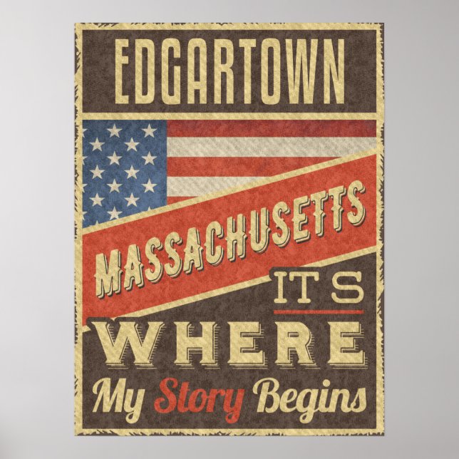 Edgartown Massachusetts Poster (Framsidan)