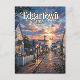 Edgartown, Massachusetts, USA USA Vykort