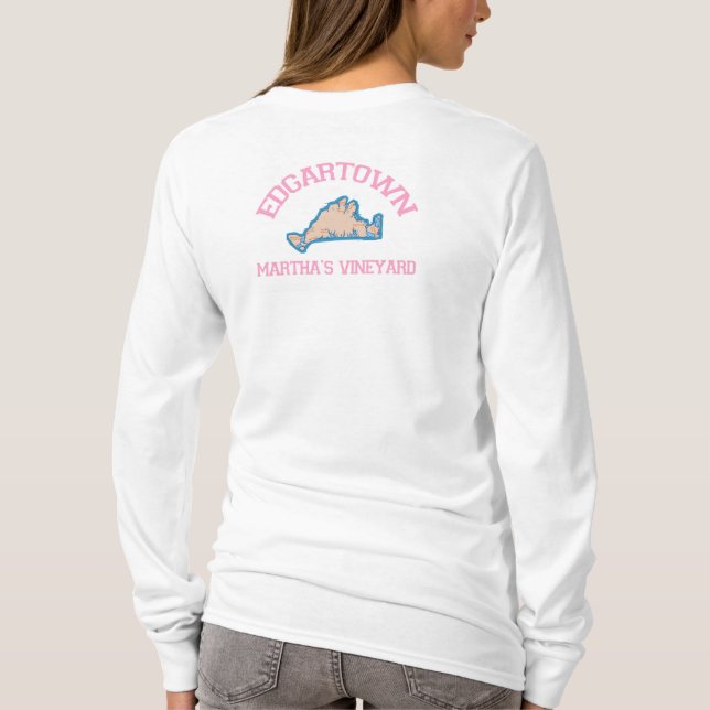 Edgartown MORSOR - universitets- design Tee Shirt (Baksida)
