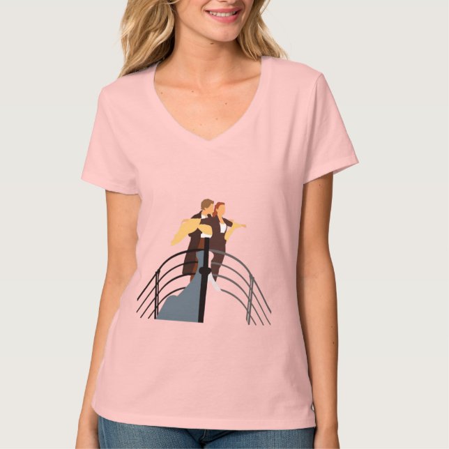 Edge of Forever Unbound Trust the Horizon Between  T Shirt (Framsida)