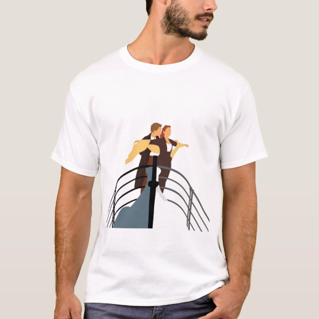 Edge of Forever Unbound Trust the Horizon Between  T Shirt (Framsida)