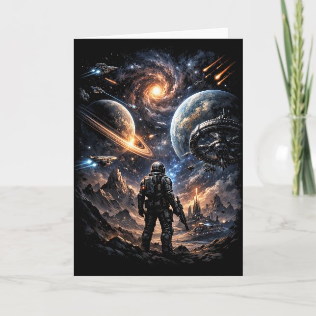 Edge of the Galaxy Helgkort (Framsida)