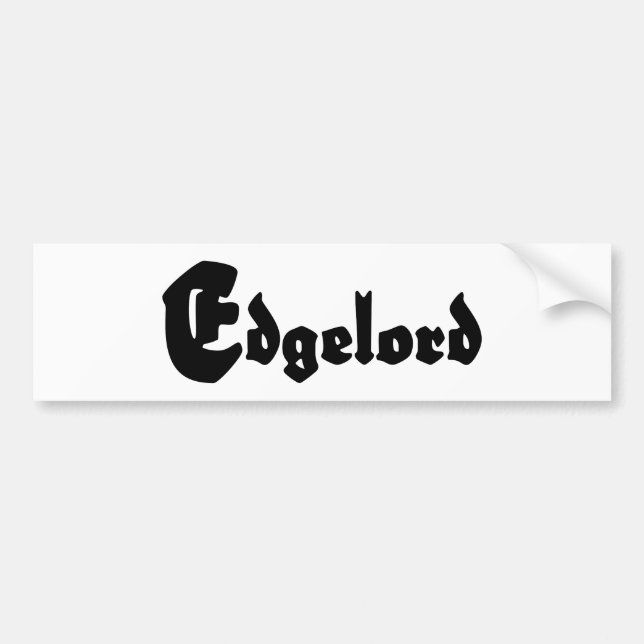 Edgelord Bildekal (Framsidan)