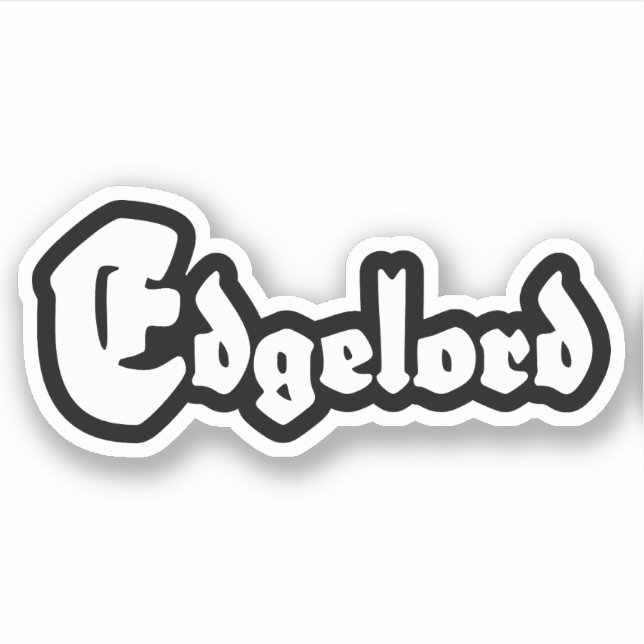 Edgelord Klistermärken (Framsida)