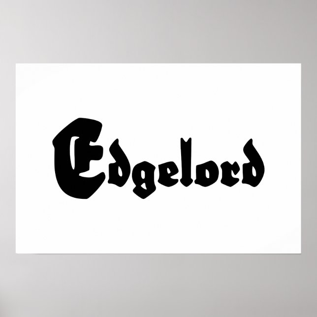 Edgelord Poster (Framsidan)