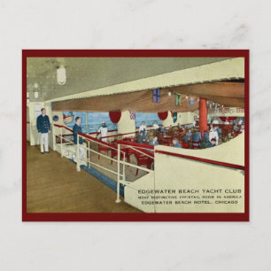 Edgewater Beach Hotel, Chicago Vintage Vykort