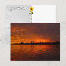 Edgewater, NJ Skyline - H vykort