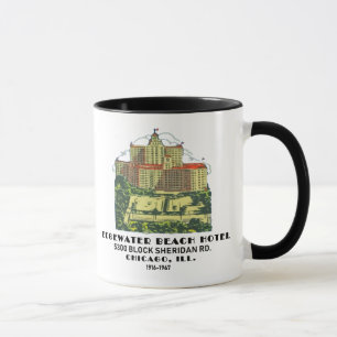Edgewater strandhotell, Chicago, Illinois Mugg