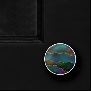 Edgy agate Moody judisk tonsköldpadda Mörk Knopp