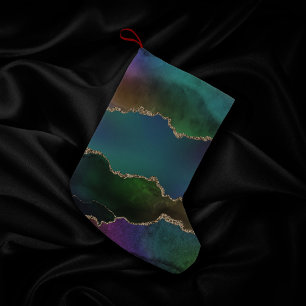 Edgy agate Moody judisk tonsköldpadda Mörk Liten Julstrumpa
