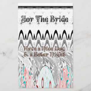 Edgy design för Bride White and Black