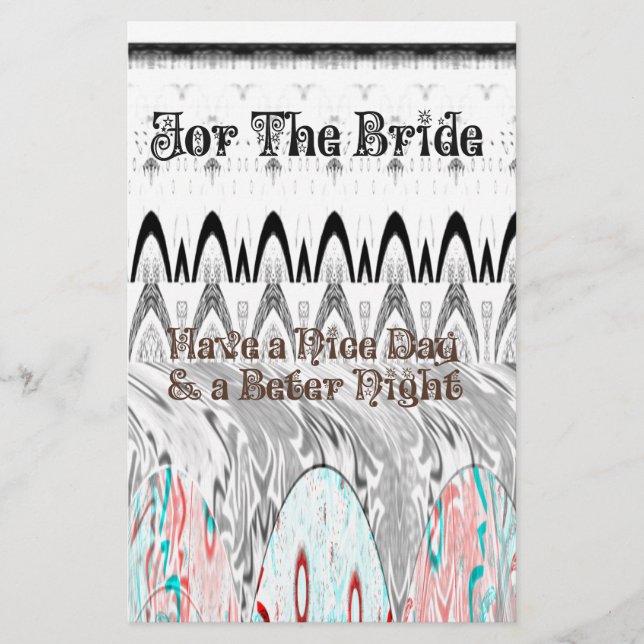 Edgy design för Bride White and Black (Framsida)
