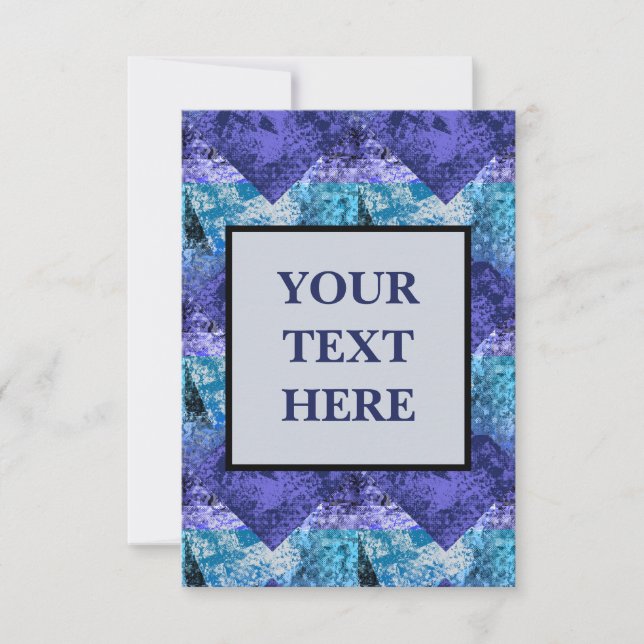 "Edgy DIY Print - Zine Stil Raster Grunge Inbjudningar (Framsida)