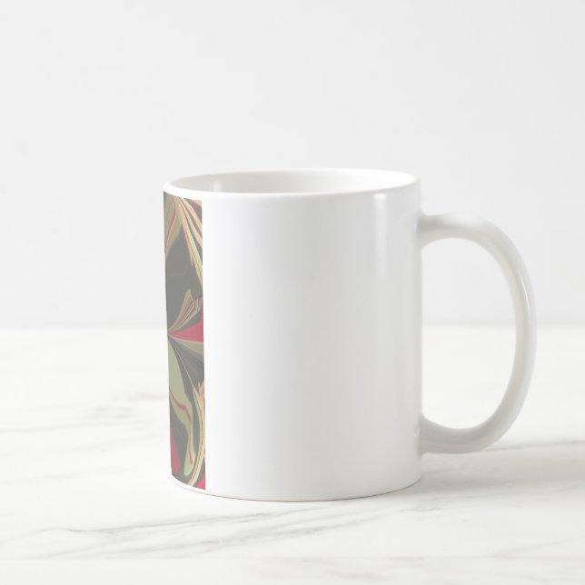 Edgy Earth Kaleidoscope Art-utskrift Kaffemugg (Höger)