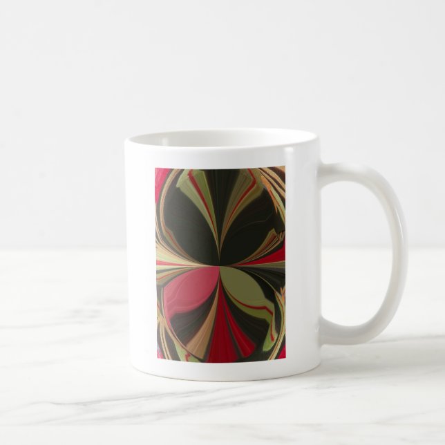 Edgy Earth Kaleidoscope Art-utskrift Kaffemugg (Höger)