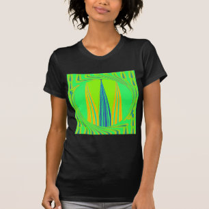 Edgy Geometrisk Neon Mönster Art-design Tröja