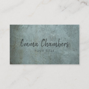 Edgy Grunge Etheral Smoky Blue Grått Struktur Visitkort