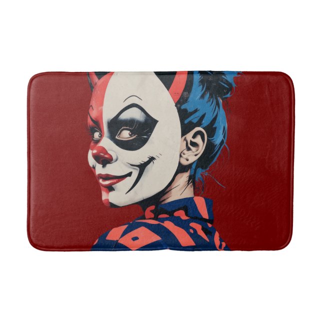 Edgy Harlequin-mask Badrumsmatta (Framsidan)