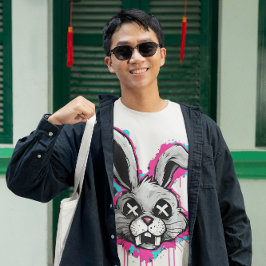 Edgy Horror Bunny T-Shirt - Urban Streetwear