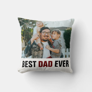 Edgy Maron Best Pappa någonsin Photo Far's Day Kudde