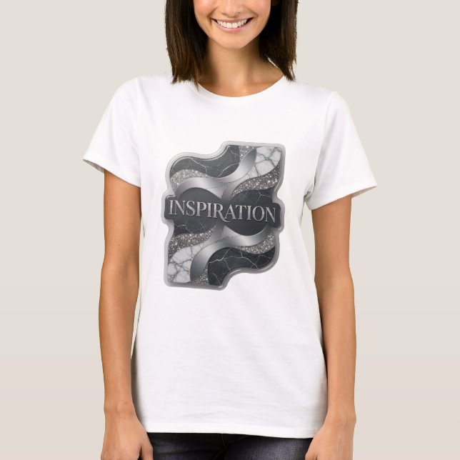 Edgy Silver INSPIRATION T-shirt (Framsida)