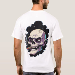 Edgy Vampire Skull T Shirt