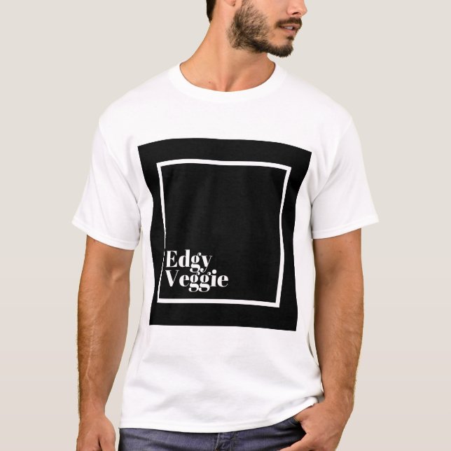 Edgy Veggiemanar T-tröja T Shirt (Framsida)