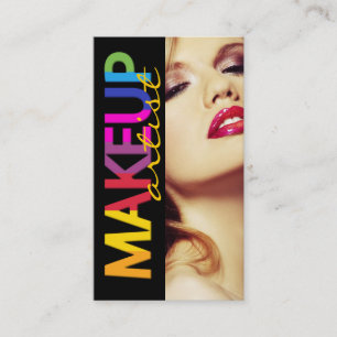EDGY VISITKORT FÖR MAKEUPKONSTNÄR