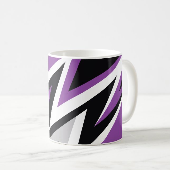Edgy Zigzag Energy Kaffemugg (Framsida höger)