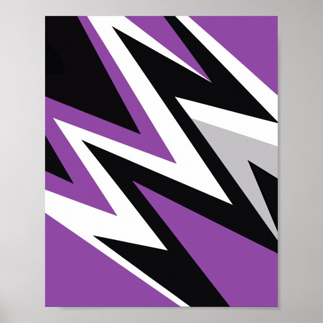 Edgy Zigzag Energy Poster (Framsidan)