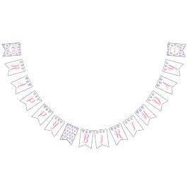 EDIAG Grattis på födelsedagen-tecken Vimplar