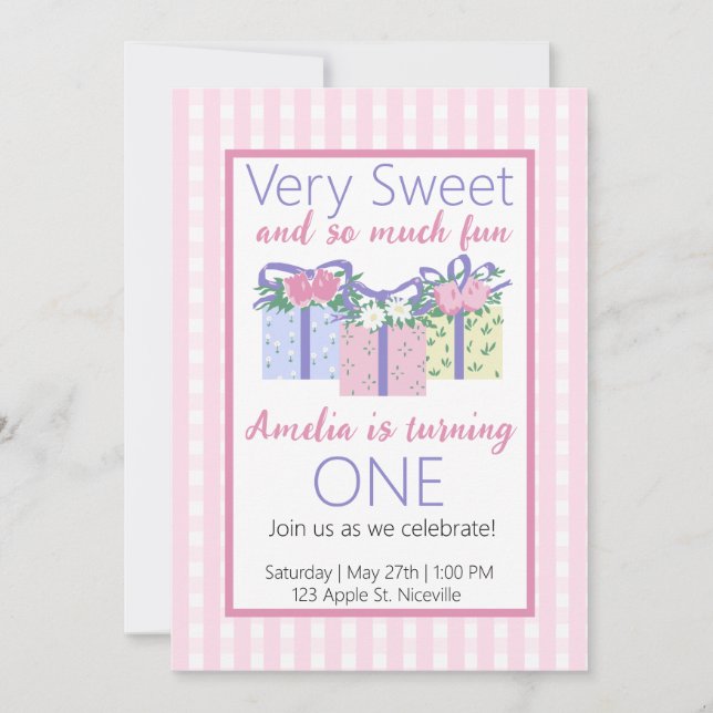 EDIAG-inbjudan på födelsedagen Inbjudningar (Framsida)