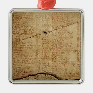 Edict av kejsaren Diocletian Julgransprydnad Metall
