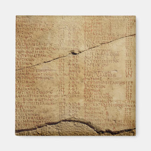 Edict av kejsaren Diocletian Magnet