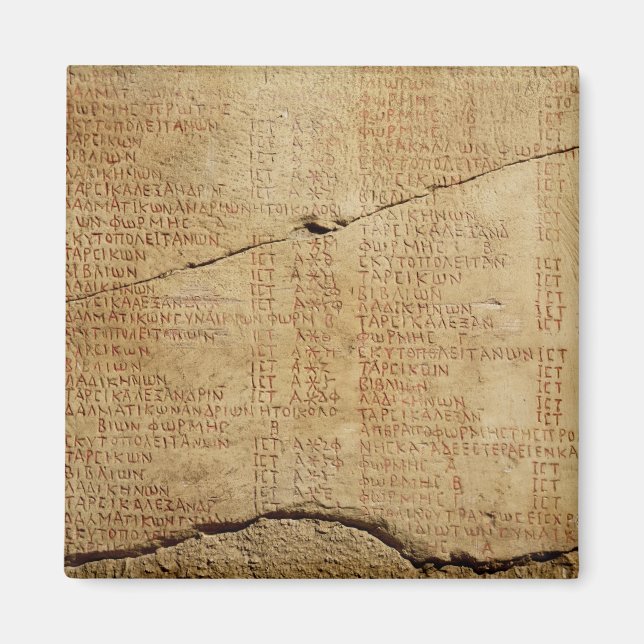 Edict of Emperor Diocletian Magnet (Framsidan)