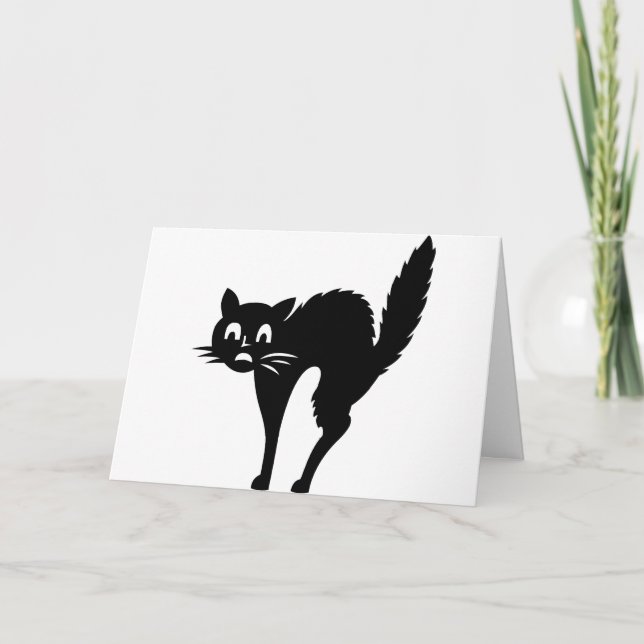 Edig kattfödelsedag kort (Framsida)