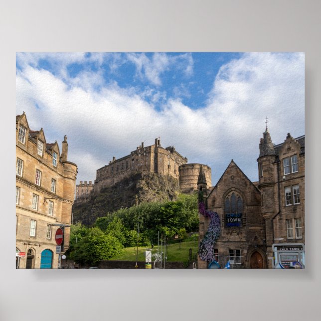 Edimburgh castle poster (Framsidan)